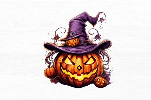 Halloween Pumpkin Magic Clipart Sublimation Regulrcrative 
