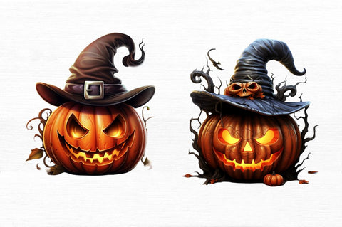 Halloween Pumpkin Magic Clipart Sublimation Regulrcrative 