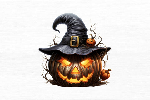 Halloween Pumpkin Magic Clipart Sublimation Regulrcrative 