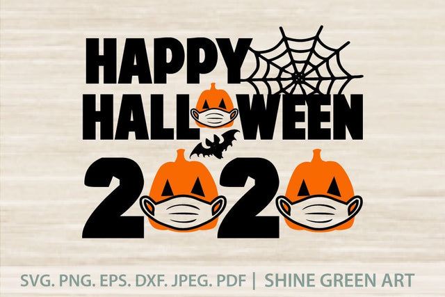 Halloween Pumpkin Mask SVG SVG Shine Green Art 
