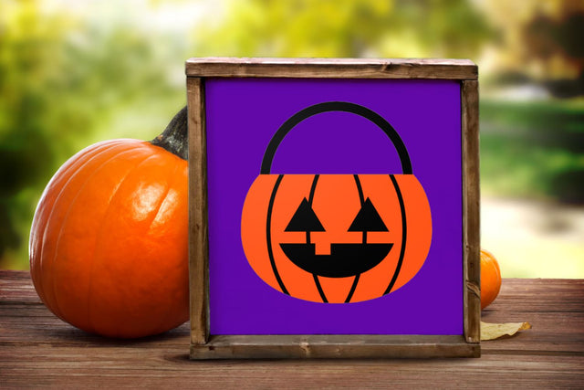 Halloween Pumpkin Pail SVG Designed by Geeks 