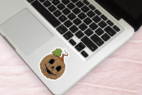 Halloween Pumpkin Sticker Svg Bundle SVG Regulrcrative 