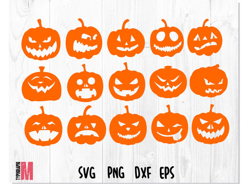 Halloween Pumpkin SVG Bundle SVG CreativeStudioTM 