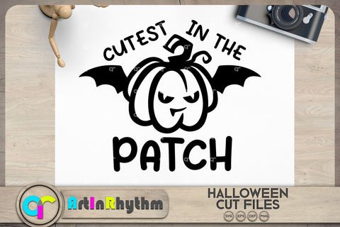 Halloween pumpkin SVG, Cutest in the patch SVG Artinrhythm shop 