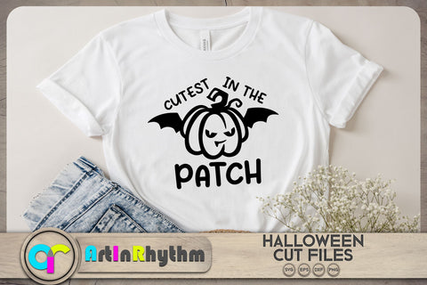 Halloween pumpkin SVG, Cutest in the patch SVG Artinrhythm shop 