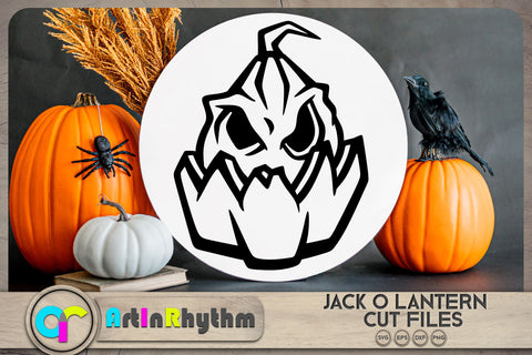 Halloween pumpkin SVG / Jack o lantern SVG SVG Artinrhythm shop 