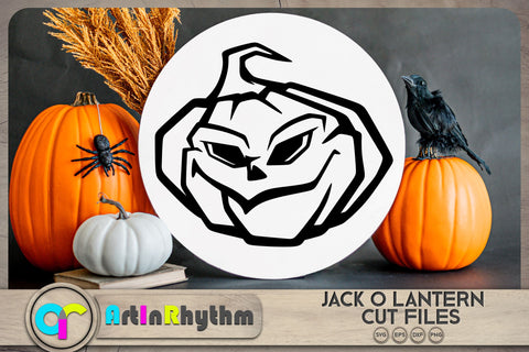 Halloween pumpkin SVG / Jack o lantern SVG SVG Artinrhythm shop 