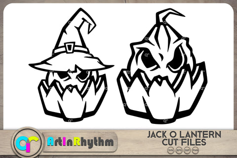Halloween pumpkin SVG / Jack o lantern SVG SVG Artinrhythm shop 