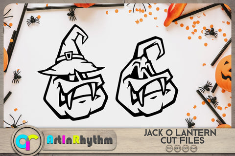 Halloween pumpkin SVG / Jack o lantern SVG SVG Artinrhythm shop 