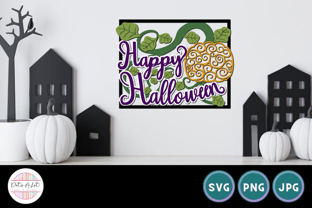 Halloween Pumpkin SVG & Laser Cut File Mini Bundle SVG Dots-A-Lot 