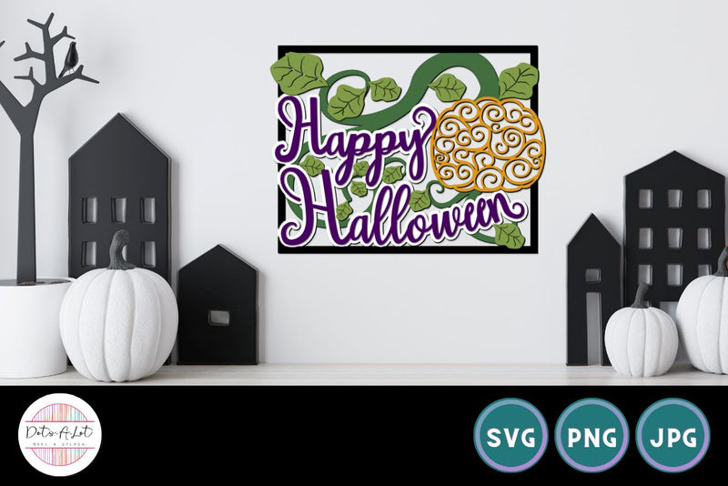 Halloween Pumpkin SVG & Laser Cut File Mini Bundle SVG Dots-A-Lot 
