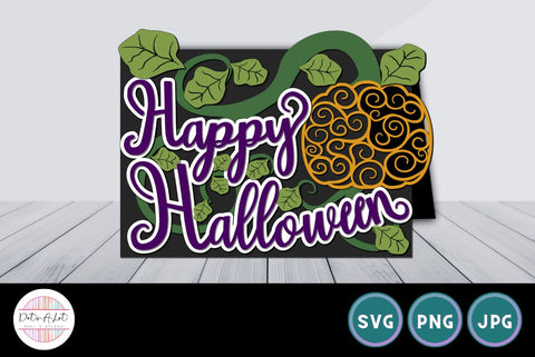 Halloween Pumpkin SVG & Laser Cut File Mini Bundle SVG Dots-A-Lot 