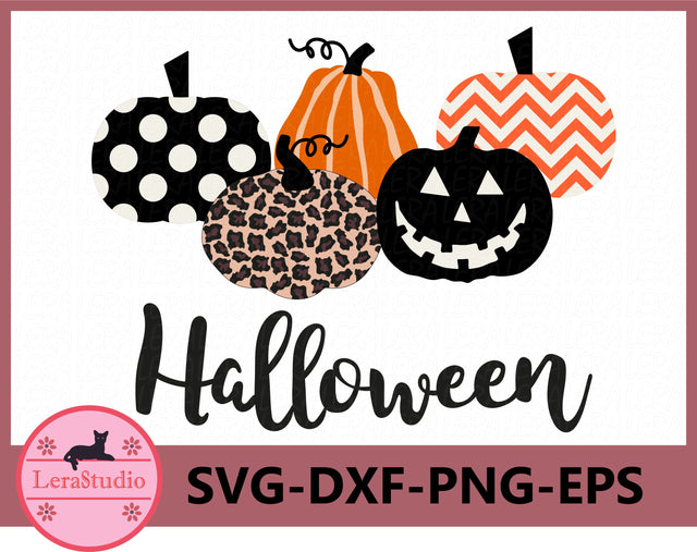 Halloween pumpkin Svg SVG Lerastudio 