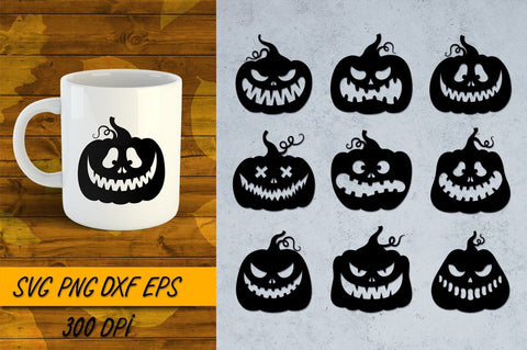 Halloween pumpkin SVG,pumpkin faces SVG,Jack O Lantern Faces SVG goodfox86 
