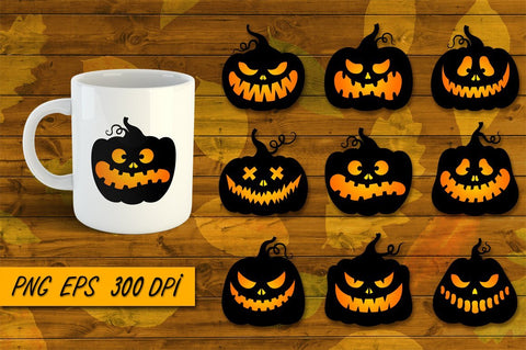 Halloween pumpkin SVG,pumpkin faces SVG,Jack O Lantern Faces SVG goodfox86 