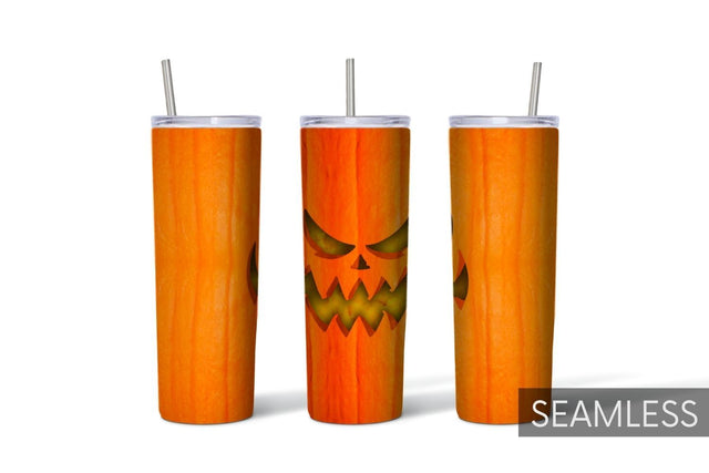 Halloween Pumpkin Tumbler Sublimation Sublimation SvgOcean 