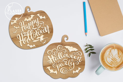 HALLOWEEN PUMPKINS Laser Cut Bundle SVG LaserCutano 