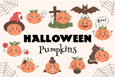 Halloween Pumpkins Sublimation Rin Green 