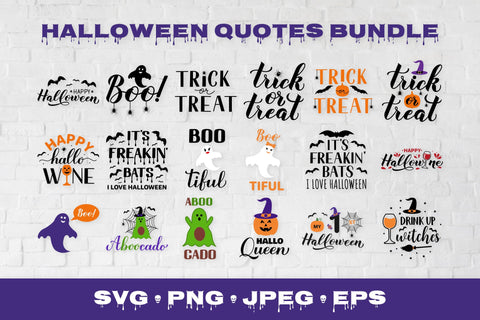 Halloween Quotes SVG Bundle. Funny Halloween Quotes SVG LaBelezoka 