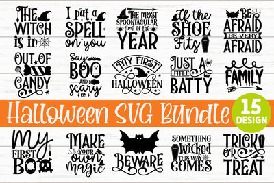 Halloween Quotes SVG Bundle SVG etcify 