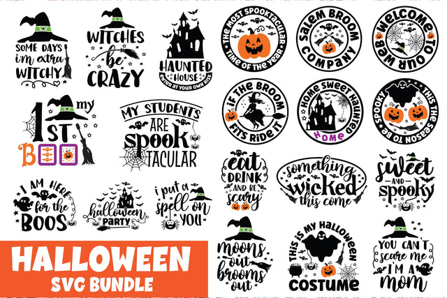 Halloween Quotes Svg Bundle SVG md faruk hossain 
