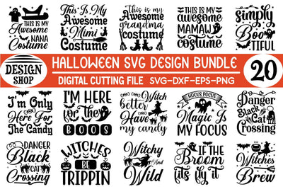 Halloween quotes svg design bundle SVG sk.swapon Roy 