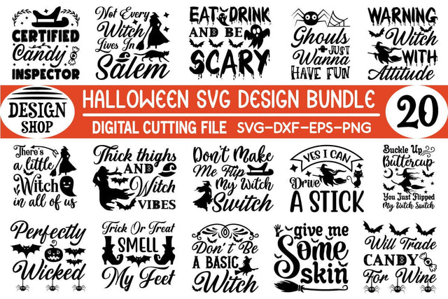 Halloween quotes svg design bundle SVG sk.swapon Roy 