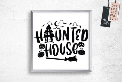 Halloween Quotes SVG Haunted House SVG dapiyupi store 