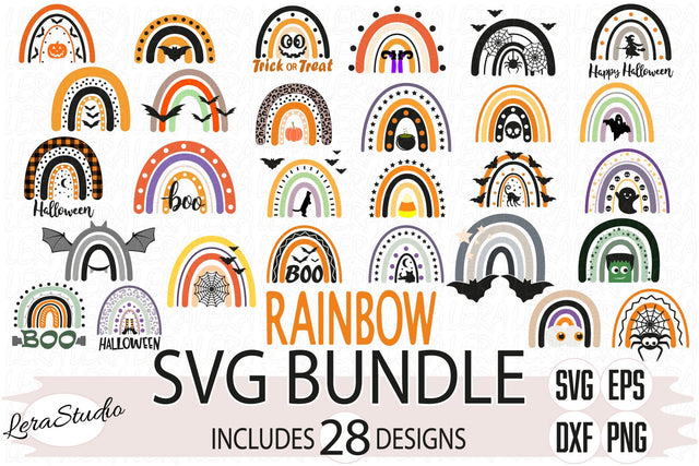 Halloween Rainbow Svg SVG Lerastudio 