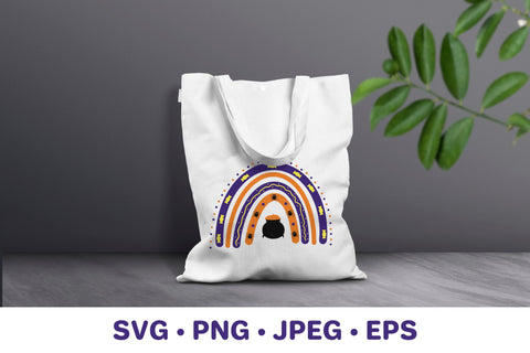 Halloween rainbows SVG bundle. Cute Halloween clipart SVG LaBelezoka 