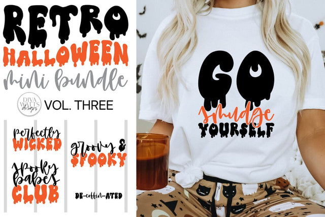 Halloween Retro Mini Bundle Volume Three SVG Diva Watts Designs 