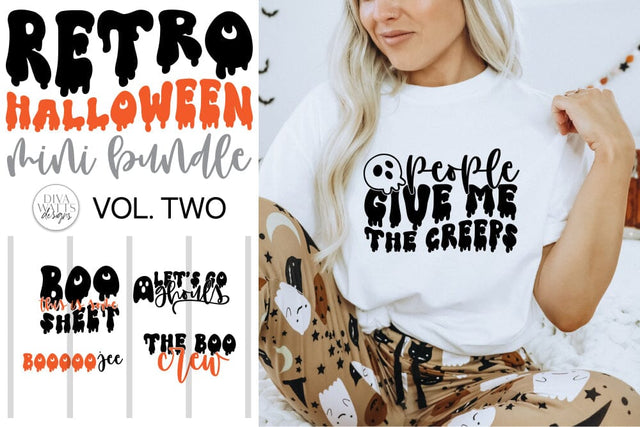 Halloween Retro Mini Bundle Volume Two SVG Diva Watts Designs 