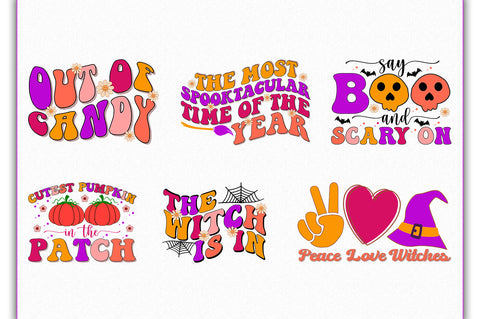 Halloween Retro SVG Bundle, Cute Halloween SVG Shetara Begum 