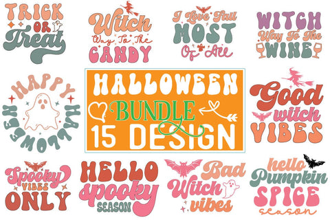 Halloween Retro SVG Bundle SVG CraftingStudio 