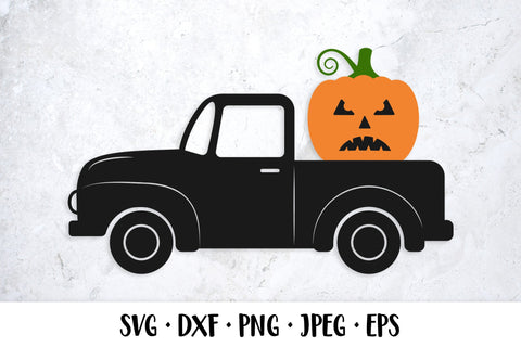 Halloween retro truck SVG. Halloween farmhouse sign. SVG LaBelezoka 