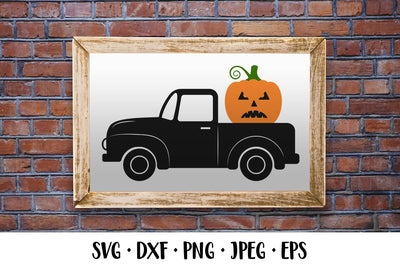 Halloween retro truck SVG. Halloween farmhouse sign. SVG LaBelezoka 