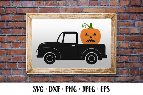 Halloween retro truck SVG. Halloween farmhouse sign. SVG LaBelezoka 