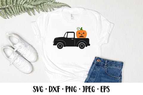 Halloween retro truck SVG. Halloween farmhouse sign. SVG LaBelezoka 