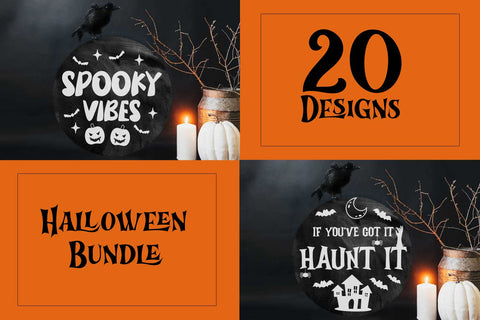 Halloween Round Sign Bundle | Funny Halloween SVG Bundle SVG Petunia Digital Design 