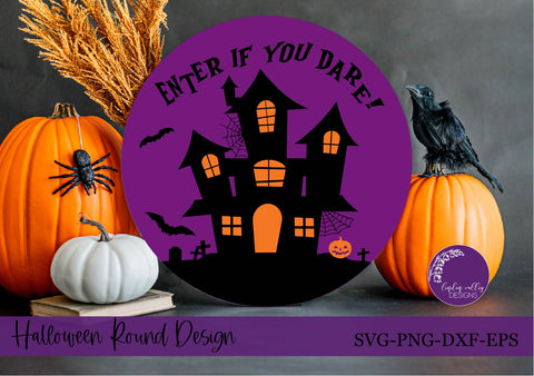 Halloween Round Sign Bundle-Halloween SVG Bundle SVG Linden Valley Designs 