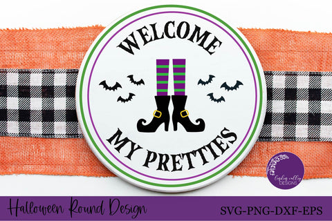 Halloween Round Sign Bundle-Halloween SVG Bundle SVG Linden Valley Designs 