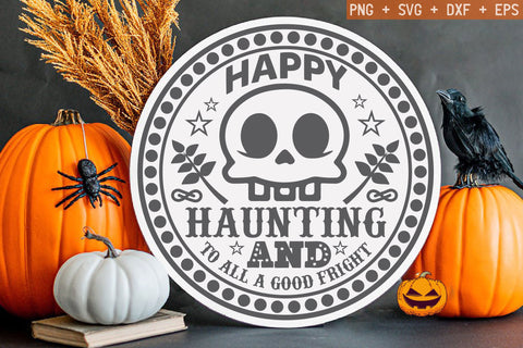 Halloween Round Sign Design Bundle SVG Rupkotha 