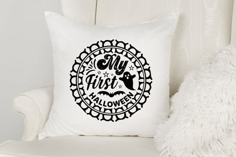 Halloween Round Sign Design Bundle SVG Rupkotha 