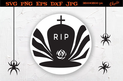 Halloween Round Sign. Farmhouse Halloween SVG SVG Olga Terlyanskaya 