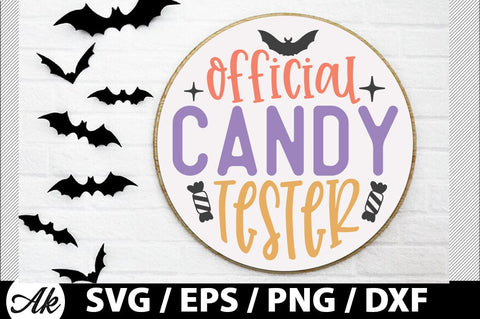 Halloween Round Sign SVG Bundle SVG akazaddesign 