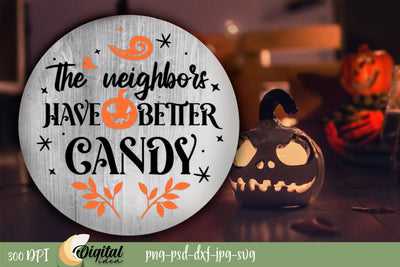 Halloween Round signs Design. Halloween SVG. Laser Cut SVG Evgenyia Guschina 