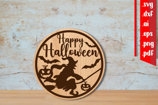 Halloween Rounded Door Sign 10 SVG zafrans studio 