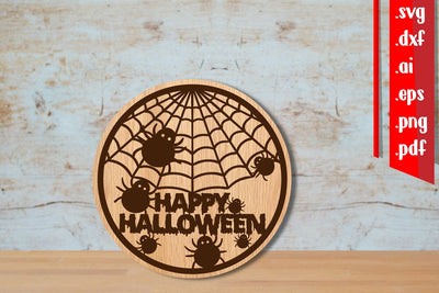 Halloween Rounded Door Sign 3 SVG zafrans studio 