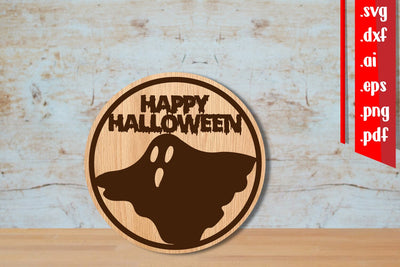 Halloween Rounded Door Sign 5 SVG zafrans studio 