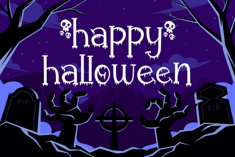 Halloween Rules Font AEN Creative Store 
